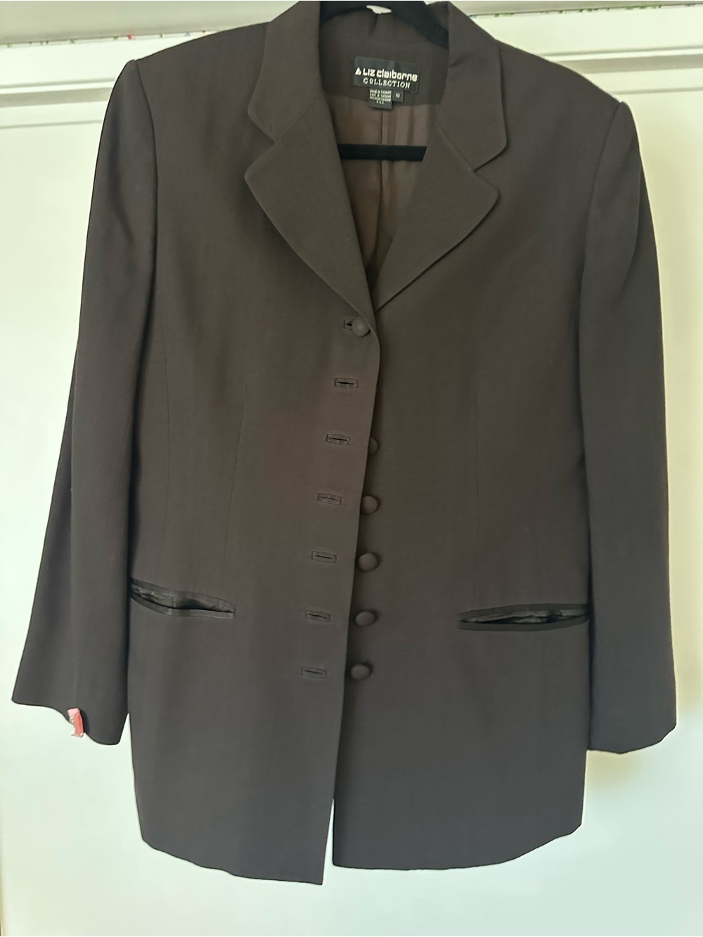 Liz Claiborne Dark Brown Women's Tailored Blazer